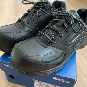 Reebok Senexis Black Oxford - ASTM F2413-11, new in box, composite toe, women 9